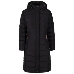 Parka dla kobiet Trespass Bitsy. Czarne płaszcze Trespass, na zimę, xl, bez wzorów, z polaru, eleganckie, bez kaptura. Za 575.55 zł.