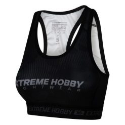Stanik sportowy fitness siłownia MMA EXTREME HOBBY HAVOC. Czarne biustonosze sportowe EXTREME HOBBY, bez wzorów, z elastanu, na fitness i siłownię. Za 129.00 zł.