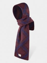 Szal Damski Barts Halberra. Czerwone szaliki i kominy Barts, na zimę, bez wzorów, z materiału, eleganckie. Za 309.00 zł.