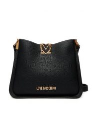 LOVE MOSCHINO Torebka JC4127PP1OLM0000 Czarny. Czarne listonoszki Love Moschino, bez wzorów, ze skóry, bez dodatków. Za 939.99 zł.