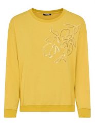 Olsen Bluza w kolorze żółtym rozmiar: 44. Żółte bluzy Olsen, bez wzorów, bez kaptura. Za 109.95 zł.