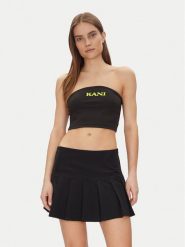 Karl Kani Top Retro Bandeau 61310127 Czarny Slim Fit. Czarne topy Karl Kani, xs, bez wzorów, z syntetyku, retro, bez kołnierzyka, bez ramiączek. Za 49.99 zł.