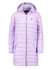 Geographical Norway Płaszcz pikowany "Atikotal" w kolorze fioletowym rozmiar: L. Różowe płaszcze Geographical Norway, l, bez wzorów, bez kaptura. Za 165.31 zł.