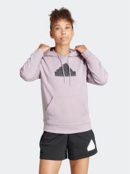 Adidas Bluza Future Icons Badge of Sport IS3641 Fioletowy Regular Fit. Fioletowe bluzy bez kaptura adidas, s, bez wzorów, z bawełny, bez kaptura. Za 299.99 zł.