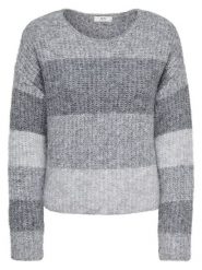 JDY Sweter "Veronica" w kolorze szarym rozmiar: XL. Szare swetry JDY, xl, bez wzorów, ze splotem, bez ramiączek. Za 75.34 zł.