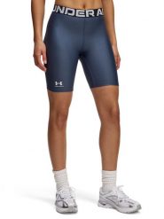 Under Armour Szorty sportowe w kolorze granatowym rozmiar: S. Niebieskie szorty sportowe Under Armour, bez wzorów, z materiału, z podwyższonym stanem, outdoorowe. Za 83.42 zł.