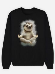 WOOOP Bluza w kolorze czarnym rozmiar: M. Czarne bluzy Wooop, m, bez wzorów, bez kaptura. Za 110.29 zł.
