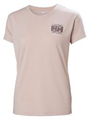 Helly Hansen Koszulka funkcyjna "Skog Graphic Tee" w kolorze jasnoróżowym rozmiar: XL. Różowe t-shirty sportowe Helly Hansen, xl, bez wzorów, bez ramiączek, outdoorowe. Za 101.70 zł.