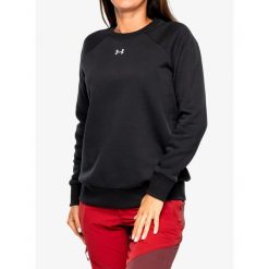 Bluza damska bez kaptura Under Armour Rival Fleece Crew. Czarne bluzy Under Armour, xl, bez wzorów, bez kaptura. Za 172.99 zł.