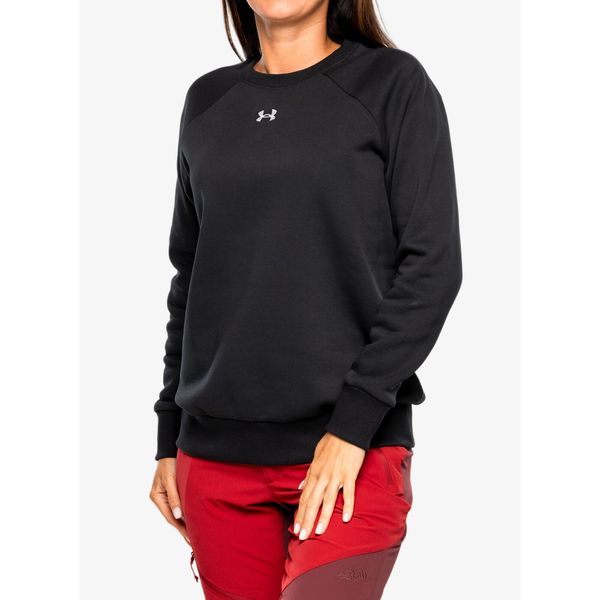 Bluza damska bez kaptura Under Armour Rival Fleece Crew. Czarne bluzy Under Armour, xl, bez wzorów, bez kaptura. Za 172.99 zł.