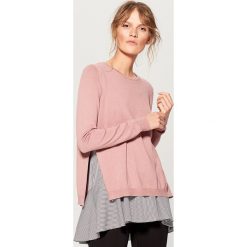 Sweter z bluzką - Różowy. Bluzki marki INESIS. W wyprzedaży za 79.99 zł.