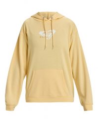 Bluza z kapturem dla Kobiety SURF STOKED Pomarańczowy. Żółte bluzy Roxy, m, bez wzorów, z bawełny, bez ramiączek, z kapturem. Za 229.99 zł.