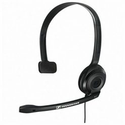 Słuchawki z Mikrofonem Sennheiser 504194 Czarny. Czarne słuchawki do biegania Sennheiser. W wyprzedaży za 81.40 zł.