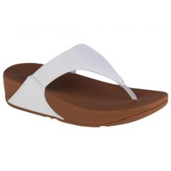 Japonki FitFlop Lulu I88-024 białe. Białe japonki bez wzorów, z gumy. Za 456.73 zł.