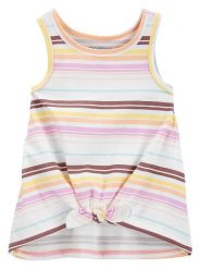 OshKosh Top ze wzorem rozmiar: 104. Topy OshKosh, bez wzorów, z bawełny, bez kołnierzyka, bez ramiączek. Za 37.95 zł.