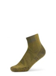 Skarpety biegowe Buff Coolnet Quarter Sock CQ. Brązowe skarpetki Buff, bez wzorów, z elastanu. Za 93.49 zł.
