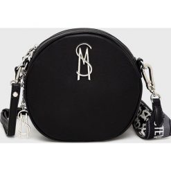 Steve Madden torebka kolor czarny. Czarne listonoszki Steve Madden, bez wzorów, bez dodatków. Za 369.99 zł.