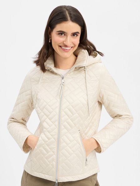 Lebek kurtka pikowana Kobiety beżowy, 42. Brązowe kurtki Lebek, bez wzorów, eleganckie, bez kaptura. Za 429.95 zł.