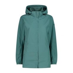 Parka damska turystyczne CMP 35Z5436. Zielone płaszcze CMP, s, bez wzorów, bez kaptura. W wyprzedaży za 523.50 zł.
