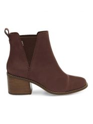 TOMS Skórzane sztyblety w kolorze brązowym rozmiar: 36. Brązowe botki TOMS, bez wzorów, sportowe, bez zapięcia. Za 229.46 zł.