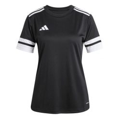 Adidas Sport Squa25 Jsy W Koszulka Damskie. Czarne t-shirty sportowe adidas, m, bez wzorów, z materiału, bez ramiączek, na fitness i siłownię. Za 79.99 zł.