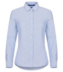 Clique damska koszula oxford z długim rękawem bawełniana – royal blue. Niebieskie koszule CLIQUE, xl, bez wzorów, z bawełny, bez kołnierzyka, bez ramiączek. Za 229.65 zł.