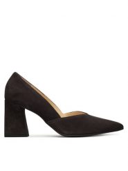 HÖGL Szpilki 0-187502-66000 Szary. Szare szpilki Högl, bez wzorów, ze skóry, bez obcasa, na szpilce, bez zapięcia. Za 699.99 zł.