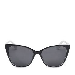 Okulary przeciwsłoneczne Polaroid. Czarne okulary przeciwsłoneczne Polaroid, bez wzorów. Za 159.99 zł.