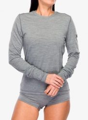 Bluza damska Super.natural Tundra175 Ls. Szare bluzy super.natural, m, bez wzorów, z materiału, bez ramiączek, bez kaptura. Za 329.99 zł.