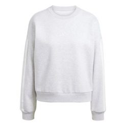 Bluza damska adidas Essentials. Białe bluzy bez kaptura adidas, l, bez wzorów, z materiału, bez kaptura, na fitness i siłownię. Za 226.15 zł.