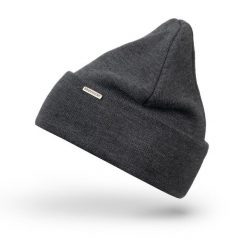 Czapka zimowa damska smerfetka Brødrene cz26 1010690 c. szara. Szare czapki zimowe bez wzorów. Za 45.00 zł.
