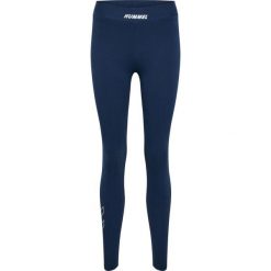 Damskie legginsy Hummel Elemental. Niebieskie legginsy Hummel, bez wzorów, sportowe. Za 153.50 zł.
