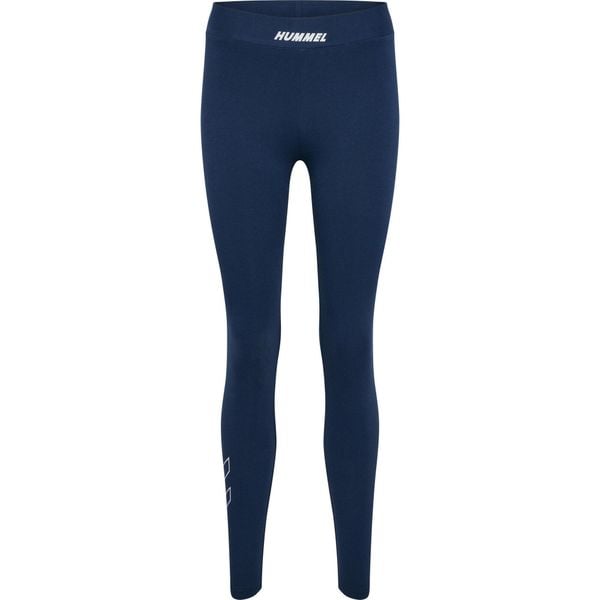 Damskie legginsy Hummel Elemental. Niebieskie legginsy Hummel, bez wzorów, sportowe. Za 153.50 zł.