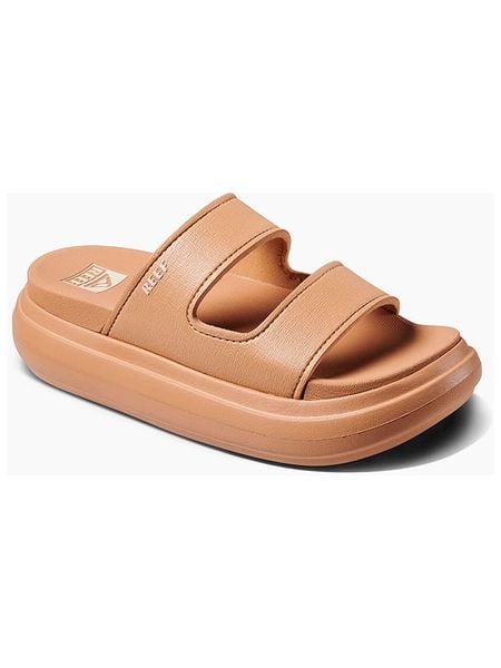 Reef Klapki "Cushion Bondi" w kolorze beżowym rozmiar: 41. Brązowe klapki Reef, bez wzorów, klasyczne, z otwartym noskiem, bez obcasa, bez zapięcia. Za 122.96 zł.