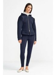 Rich & Royal Spodnie w kolorze granatowym rozmiar: L. Niebieskie spodnie materiałowe Rich & Royal, bez wzorów, z materiału. Za 189.95 zł.