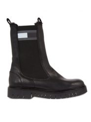 Tommy Jeans Sztyblety Tjw Warmlined Chelsea Boot EN0EN02313 Czarny. Czarne botki Tommy Jeans, bez wzorów, z jeansu, bez obcasa, na płaskiej podeszwie, bez zapięcia. Za 389.99 zł.