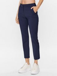 Weekend Max Mara Spodnie materiałowe Canon 2351361739 Granatowy Regular Fit. Niebieskie spodnie materiałowe Weekend Max Mara, bez wzorów, z materiału. Za 589.99 zł.