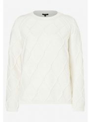 More & More Sweter w kolorze kremowym rozmiar: 44. Brązowe swetry More & More, bez wzorów, bez ramiączek. Za 117.17 zł.