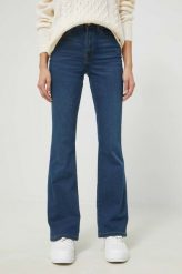 JDY jeansy Tulga damskie medium waist. Niebieskie jeansy JDY, l, bez wzorów, z jeansu, z podwyższonym stanem. W wyprzedaży za 99.99 zł.