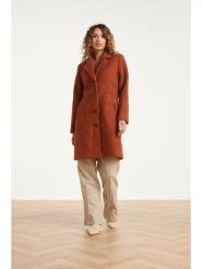 Smashed Lemon Płaszcz przejściowy w kolorze jasnobrązowym rozmiar: XS. Brązowe płaszcze Smashed Lemon, xs, bez wzorów, bez kaptura. Za 252.99 zł.