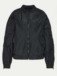 DKNY Kurtka bomber P4AC7W19 Czarny Regular Fit. Czarne kurtki DKNY, m, bez wzorów, z syntetyku, bez kaptura. Za 439.99 zł.