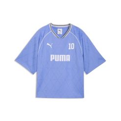 Damska luźna koszulka PUMA Sport PUMA. Fioletowe t-shirty sportowe Puma, bez wzorów, bez ramiączek, do biegania. Za 159.00 zł.