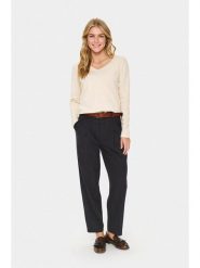 SAINT TROPEZ Sweter w kolorze beżowym rozmiar: XS. Brązowe swetry Saint Tropez, s, bez wzorów, z wiskozy, klasyczne, bez ramiączek. Za 78.99 zł.