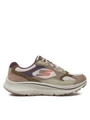 Skechers Buty na siłownię Go Run Consistent 2.0 128622/NTPR Beżowy. Brązowe buty treningowe Skechers, bez wzorów, z materiału, bez zapięcia, na fitness i siłownię. Za 289.99 zł.