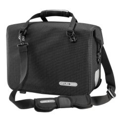 Torba Miejska Ortlieb Office-Bag Ql2.1 L High Visibility Black 21L. Czarne torby na laptopa Ortlieb, bez wzorów, z materiału, na ramię. Za 799.90 zł.