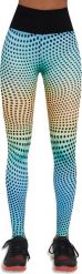 Bas Black Legginsy damskie Wave 90 niebiesko-żółte r. S (BB12583). Czarne legginsy Bas Black, bez wzorów. Za 188.19 zł.