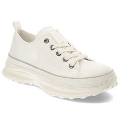 Białe Trampki Big Star Sportowe Obuwie Damskie. Białe buty sportowe lifestyle BIG STAR, bez wzorów, retro, bez zapięcia. Za 149.00 zł.