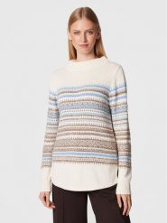 Olsen Sweter Henny 11003810 Beżowy Regular Fit. Brązowe swetry Olsen, bez wzorów, z bawełny, bez ramiączek. Za 499.99 zł.
