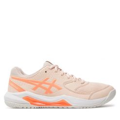 Buty do tenisa Asics. Czerwone buty treningowe ASICS, bez wzorów, bez zapięcia, tenisowe. Za 339.99 zł.