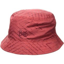 Kapelusz trekkingowy damski Buff Travel Bucket UPF 50+. Czerwone kapelusze Buff, bez wzorów, sportowe. Za 119.99 zł.
